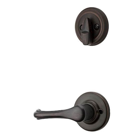 Kwikset Dorian Lever Interior Single Cylinder Handleset Trim 966DNL-11P
